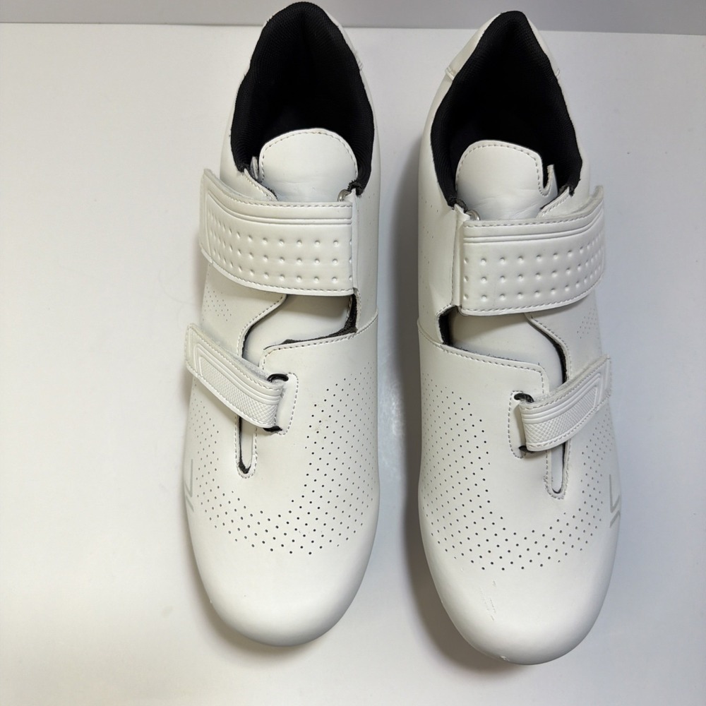 Sport Men Bike Shoe White Size US12.5/EU47